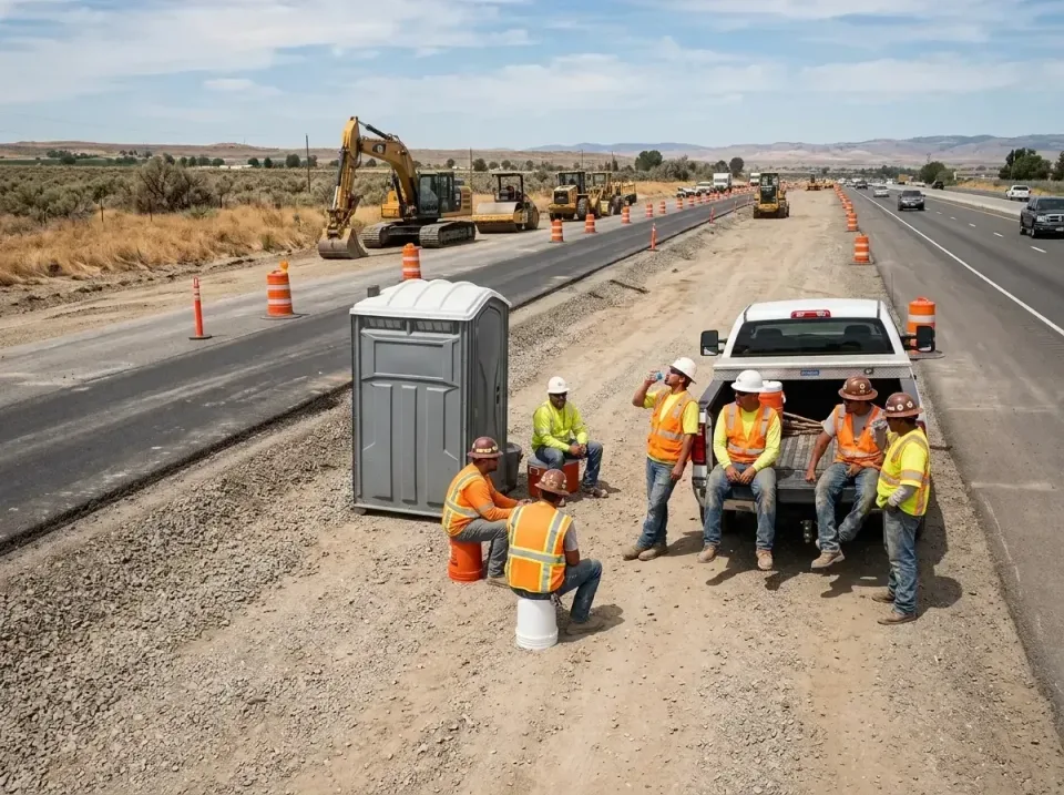 highway-road-construction-crew-007 — frequently asked questions, Porta Potty and Restroom Rentals in Fontana, CA